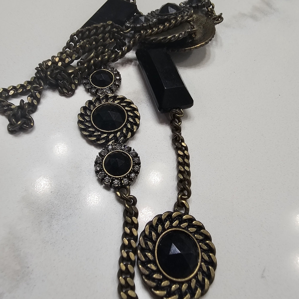 Black onyx necklace
